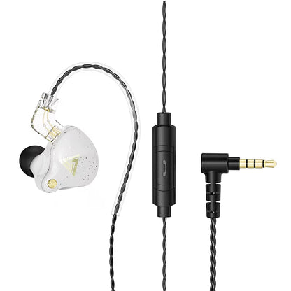 Original QKZ AK6 Pro EDX Pro 1DD Dynamic Earphones HIFI Bass Earbuds in Ear Monitor Sport Noise Cancelling Headset ZST X