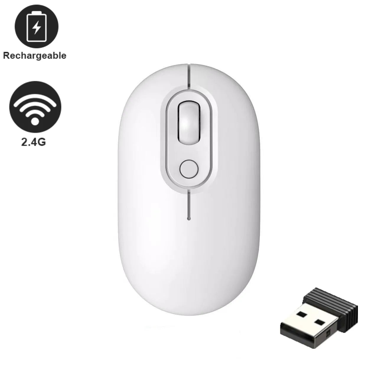 Wireless Mouse Bluetooth RGB Rechargeable Mouse Wireless Computer Silent Mause LED Backlit Ergonomic Gaming Mouse for Laptop PC