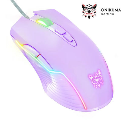 Wired Mechanical Mouse Programmable Mechanical RGB Wired Mouse Light up Computer Mouse Programmable Mouse Holiday Gift Gamers